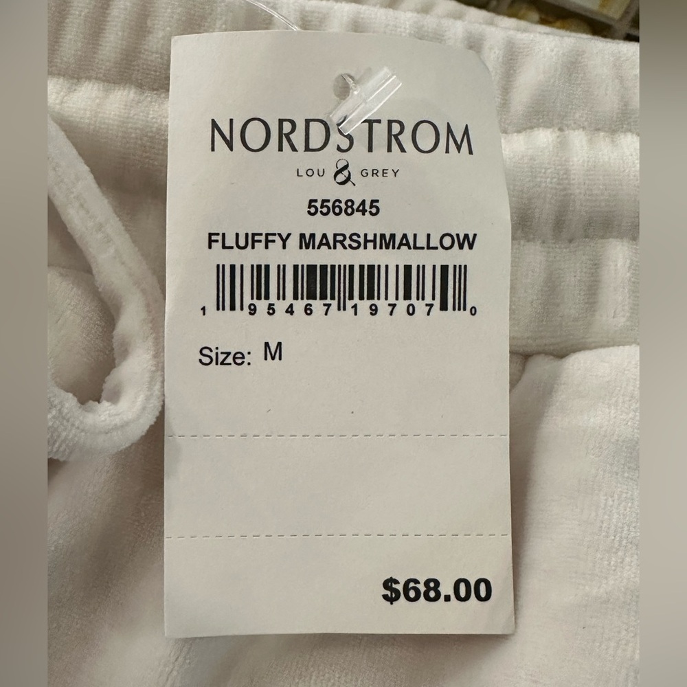 NWT Lou & Grey Joggers~Medium~’Fluffy Marshmallow’~Ivory/Lt Cream Color~$68 - Picture 2 of 10